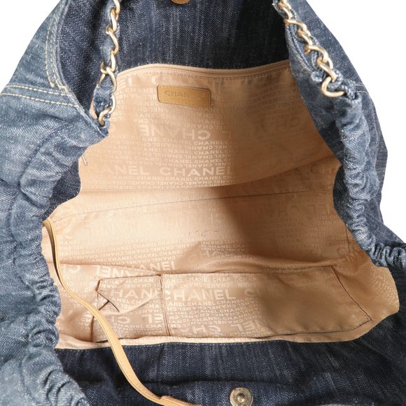 Chanel Blue Denim XL Coco Cabas Tote - Picture 7 of 7